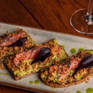 Bruschetta Σολομού